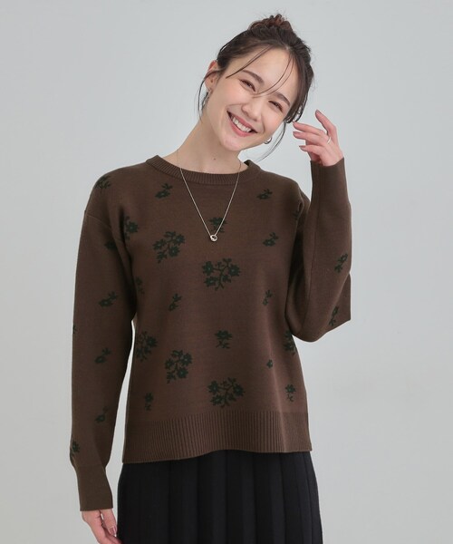 DRESKIP（ドレスキップ） ニット セーター 「S-LL」大人上品な レトロ