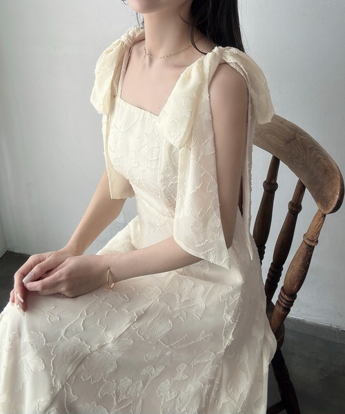 「Meiru」 キャミソールワンピース X-LARGE ネイビー レディース_画像2