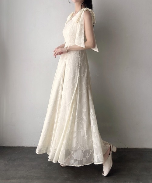 「Meiru」 キャミソールワンピース X-LARGE ネイビー レディース_画像6