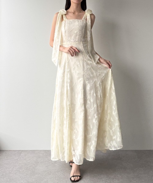 「Meiru」 キャミソールワンピース X-LARGE ネイビー レディース_画像7