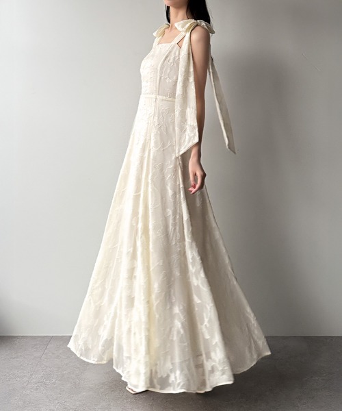 「Meiru」 キャミソールワンピース X-LARGE ネイビー レディース_画像8