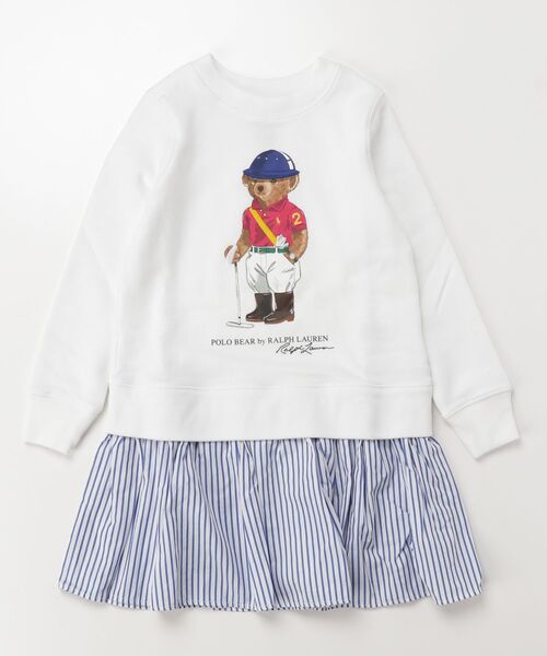 Polo Ralph Lauren Childrenswear ワンピース Polo ベア ストライプド