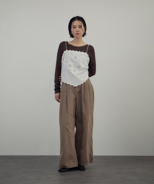 SALON adam et rope'（サロン アダム エ ロペ） キャミソール クロス