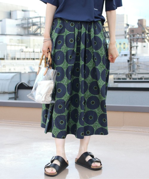 「LE GLAZIK」 フレアスカート 36 イエロー レディース_画像8