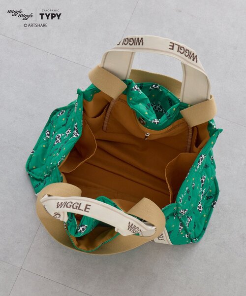 wiggle wiggle トートバッグ 「wiggle wiggle」ジャガードテープマルチ