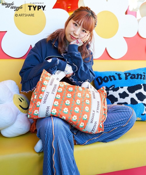 wiggle wiggle トートバッグ 「wiggle wiggle」ジャガードテープマルチ