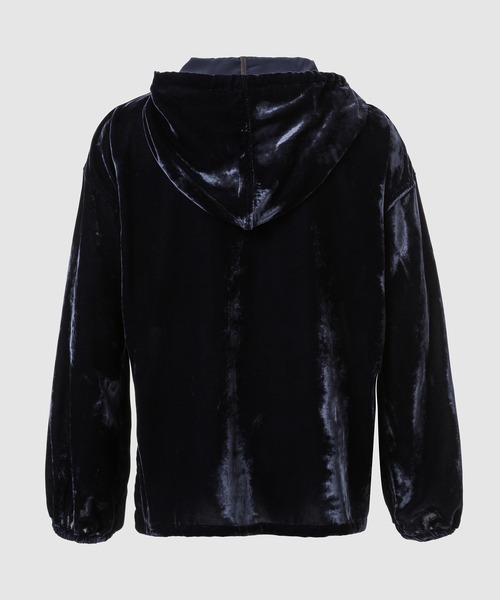 Urig（ウーリッヒ） コート ジャケット LUST VELVET FRONT RIBBON HOOD