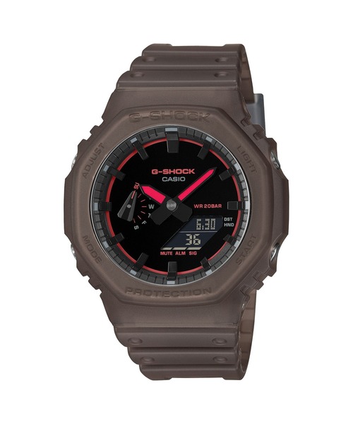 【未使用】 G-SHOCK レディース腕時計 ダークグレー　アナログ デジタル G-SHOCK 腕時計 SMOKE LIGHT / 2100シリーズ GA-2100K-5AJF Gショック