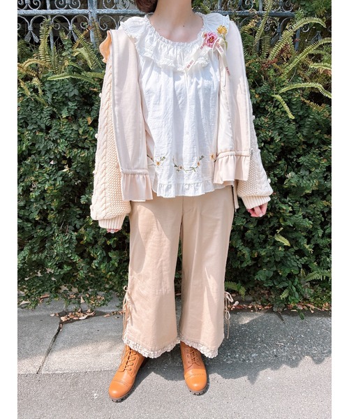 PINK HOUSE（ピンクハウス） ブルゾン アウター ニット袖付き