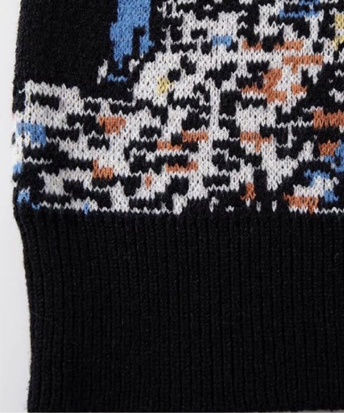 U：UME（ユーム） セーター ニット Colored Pattern Sweater メンズ