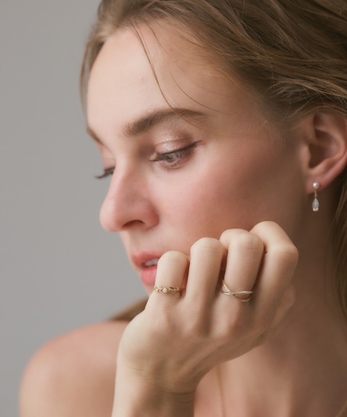 agete（アガット） 指輪 リング K5オパール／ダイヤモンドピンキー