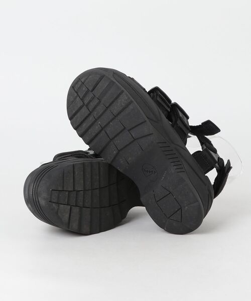 「SHAKA」 ヒールサンダル 24cm ブラック レディース_画像3