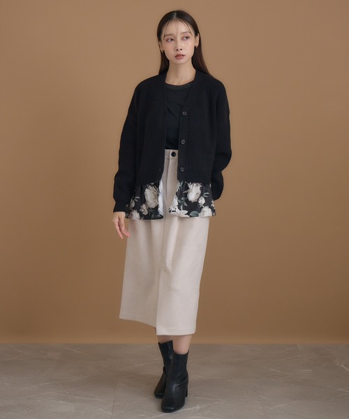 「KATHARINE ROSS」 タイトスカート MEDIUM グレイッシュベージュ レディース_画像3