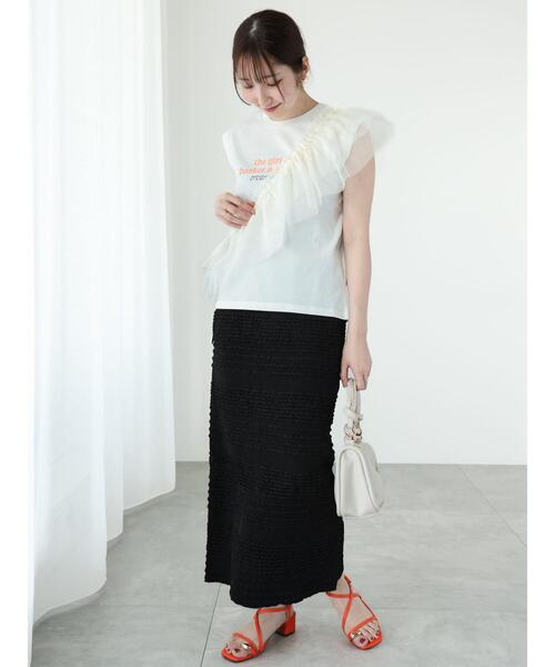 「Te chichi TERRASSE」 タイトスカート F ブラウン レディース_画像6