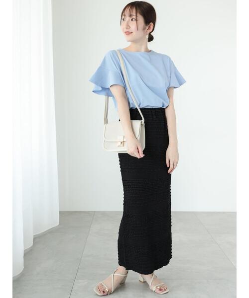 「Te chichi TERRASSE」 タイトスカート F ブラウン レディース_画像7