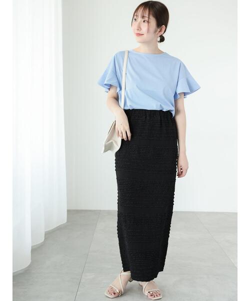 「Te chichi TERRASSE」 タイトスカート F ブラウン レディース_画像8