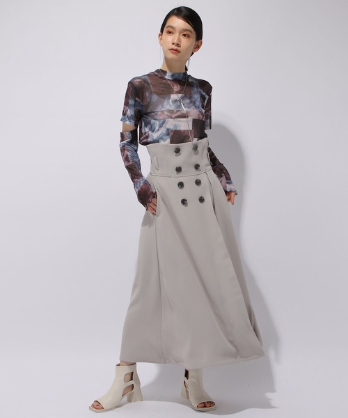 「HARE」 長袖カットソー FREE レッド レディース_画像6