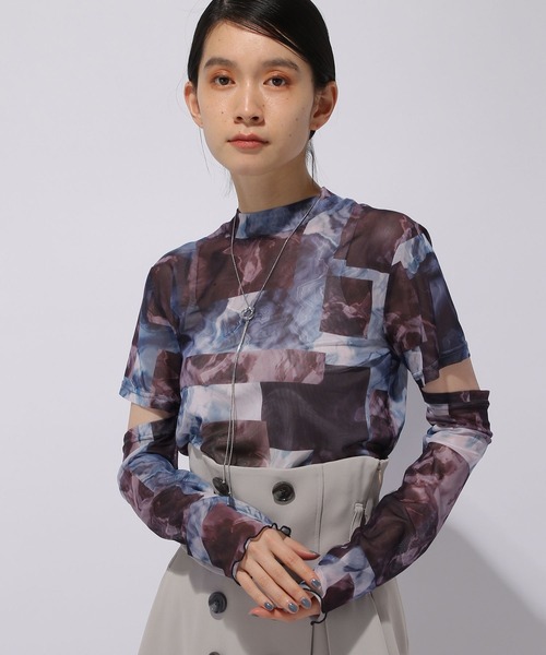 「HARE」 長袖カットソー FREE レッド レディース_画像10