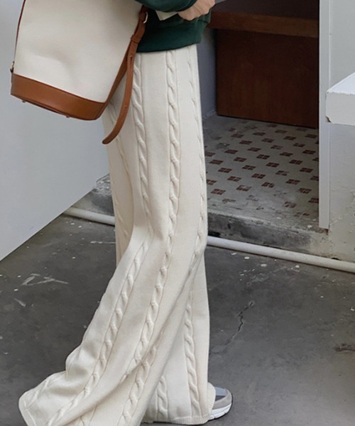 「deux amour」 パンツ FREE アイボリー レディース_画像2