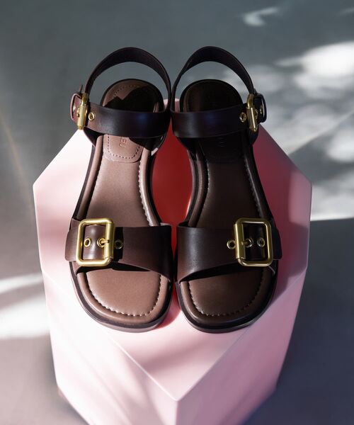 LANVIN en Bleu サンダル レザーベルトサンダル レディース : ZOZOTOWN