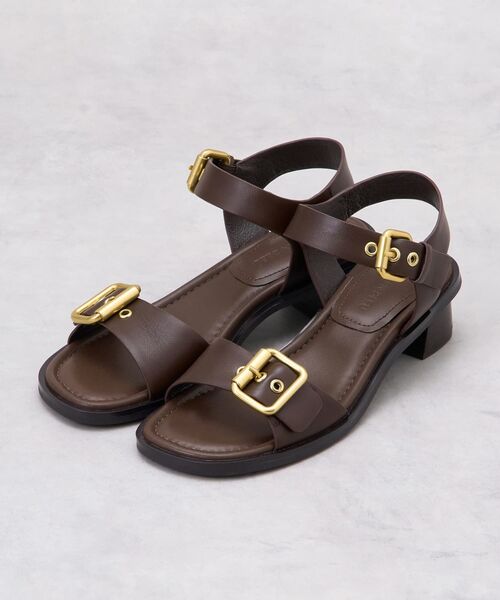 LANVIN en Bleu サンダル レザーベルトサンダル レディース : ZOZOTOWN