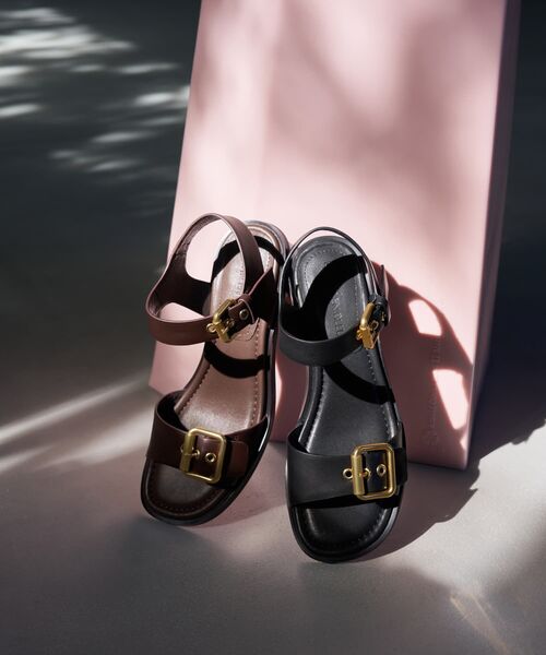 LANVIN en Bleu サンダル レザーベルトサンダル レディース : ZOZOTOWN