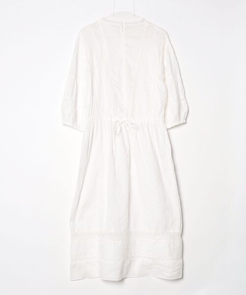 「haupia」 7分袖ワンピース MEDIUM オフホワイト レディースの画像