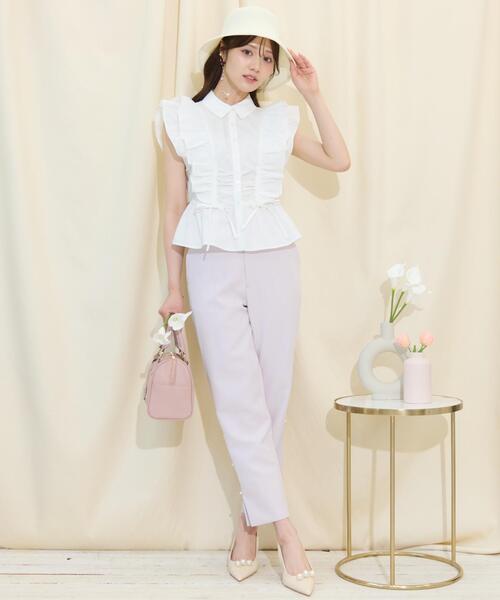 「WILLSELECTION」 パンツ MEDIUM ブラック レディース_画像4