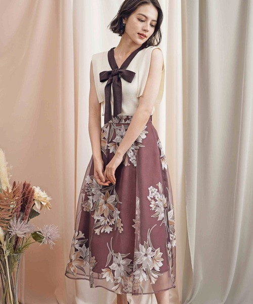 「NOELA」 ノースリーブニット フリー オフホワイト レディース_画像5