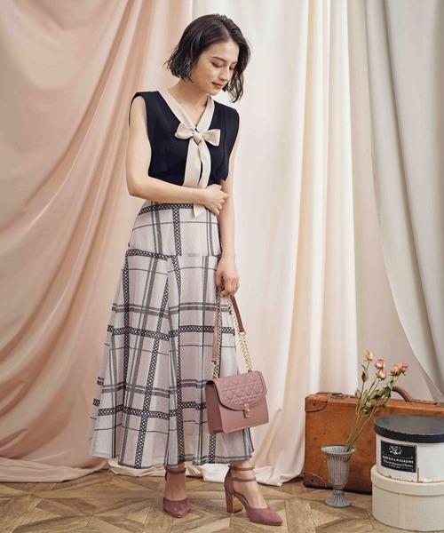 「NOELA」 ノースリーブニット フリー オフホワイト レディース_画像7