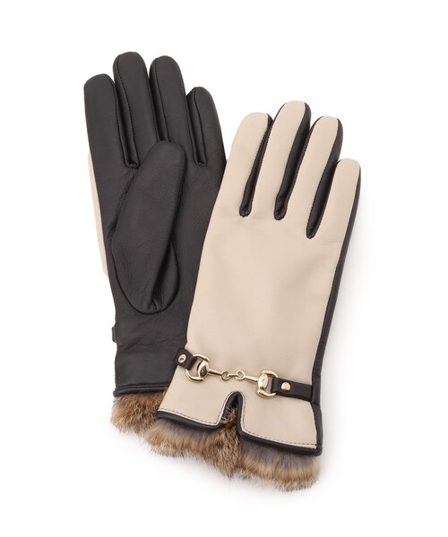 「DRESSTERIOR」 手袋 00 アイボリー レディース_画像4