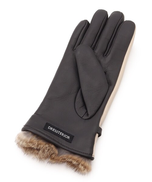 「DRESSTERIOR」 手袋 00 アイボリー レディース_画像5