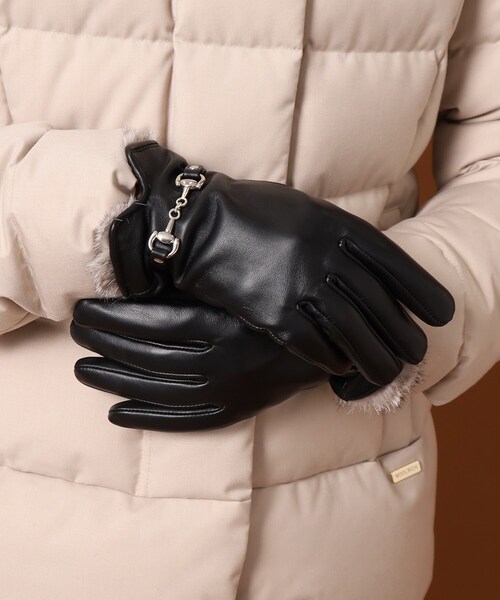 「DRESSTERIOR」 手袋 00 アイボリー レディース_画像7