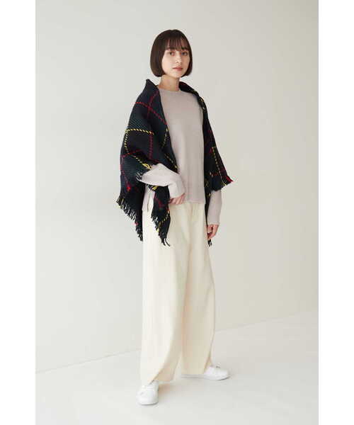 「human woman」 長袖ニット MEDIUM ブルー レディース_画像3