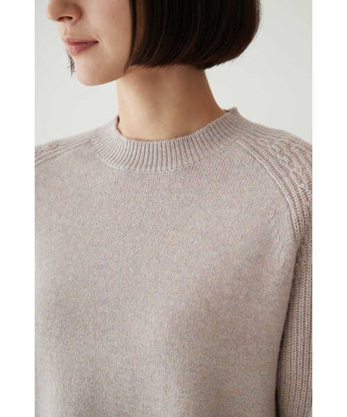 「human woman」 長袖ニット MEDIUM ブルー レディース_画像6