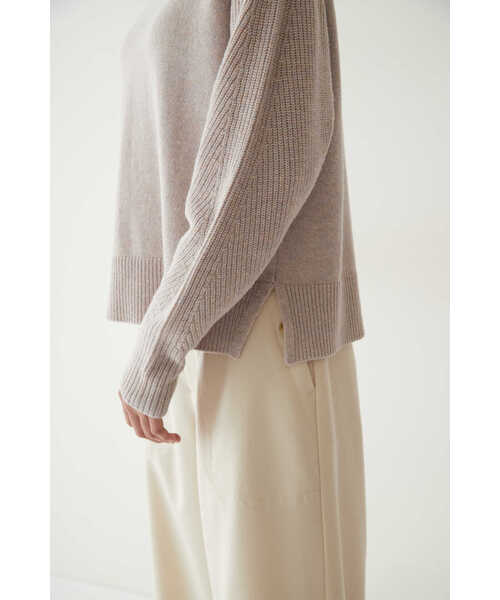 「human woman」 長袖ニット MEDIUM ブルー レディース_画像8