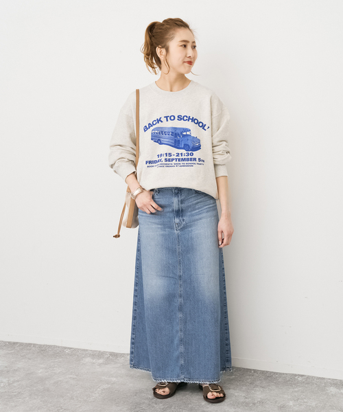 Spick＆Span（スピック アンド スパン） デニムスカート upper hights