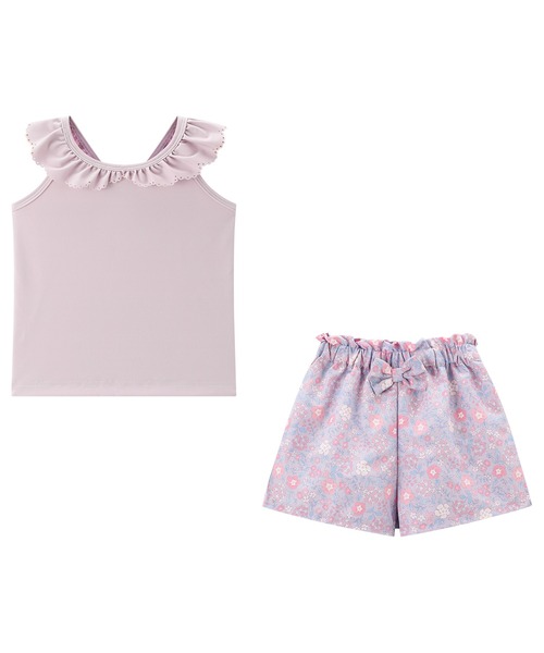 Combi mini 水着 セパレート水着（フラワー） キッズ 子供 女の子