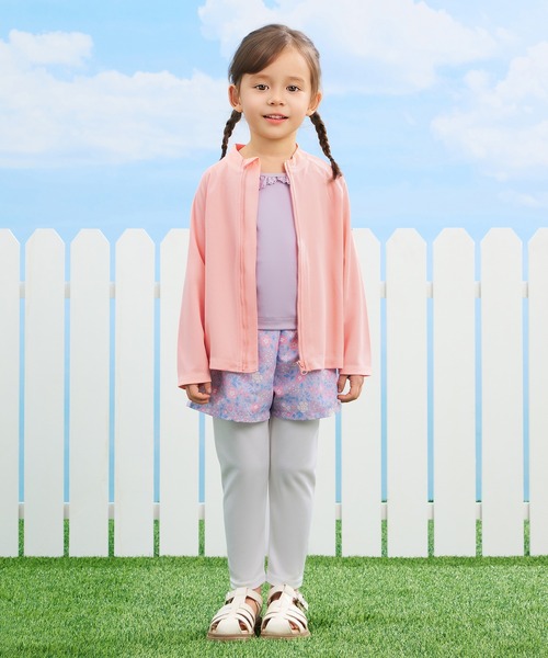 Combi mini 水着 セパレート水着（フラワー） キッズ 子供 女の子