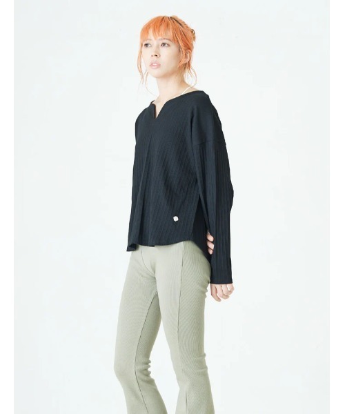 「roial」 長袖カットソー SMALL ナチュラル レディース_画像4