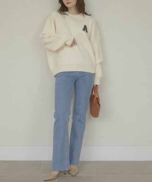 「ACYM」 デニムパンツ SMALL ブルー レディース_画像3