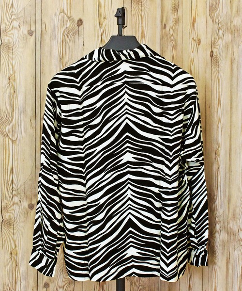 トップス schott open collar shirt Schott N.Y.C（ショット） シャツ ZEBRA RAYON SHIRT メンズ