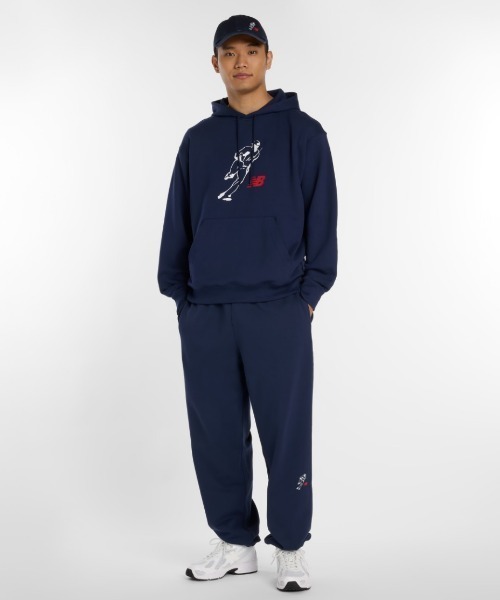  ネイビー ジャージパンツ New Balance（ニューバランス） スウェットパンツ ジャージ メンズ