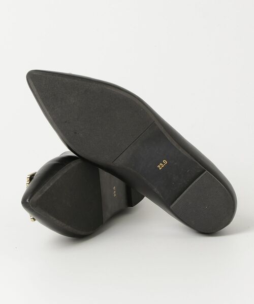 「green label relaxing」 フラットパンプス 23cm ブラック レディース_画像3