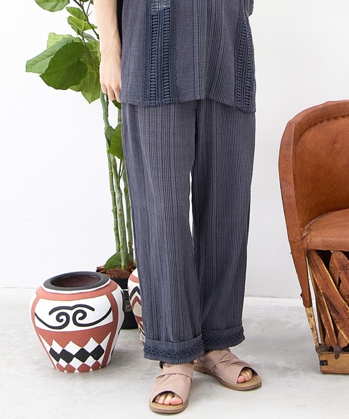 チャイハネ（CAYHANE） パンツ 「チャイハネ」南インド綿ナナミィMEN'S
