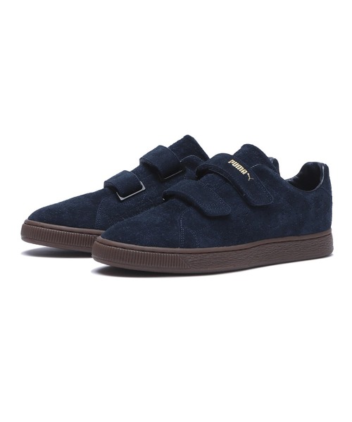 「PUMA」 ローカットスニーカー 25.0cm ブルー メンズの画像