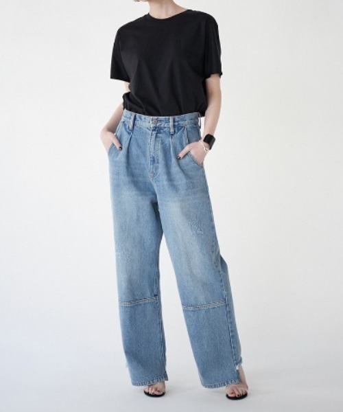 「YENN」 デニムパンツ 36 ブルー レディース_3