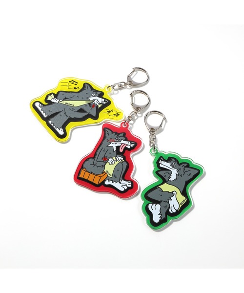 サウナボーイ キーホルダー サウナオオカミアクリルキーホルダー