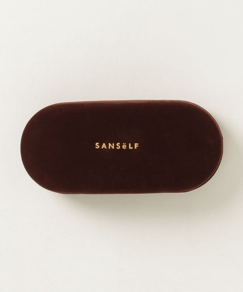「SANSeLF」 メガネ FREE ブラウン レディース_画像4