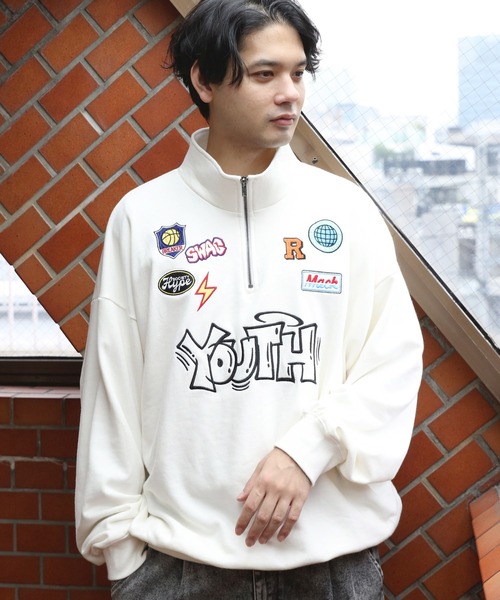 「８(eight)」 長袖Tシャツ LARGE ブラック メンズ_画像2